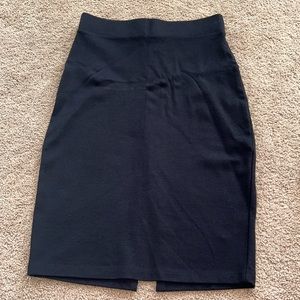 Black pencil skirt